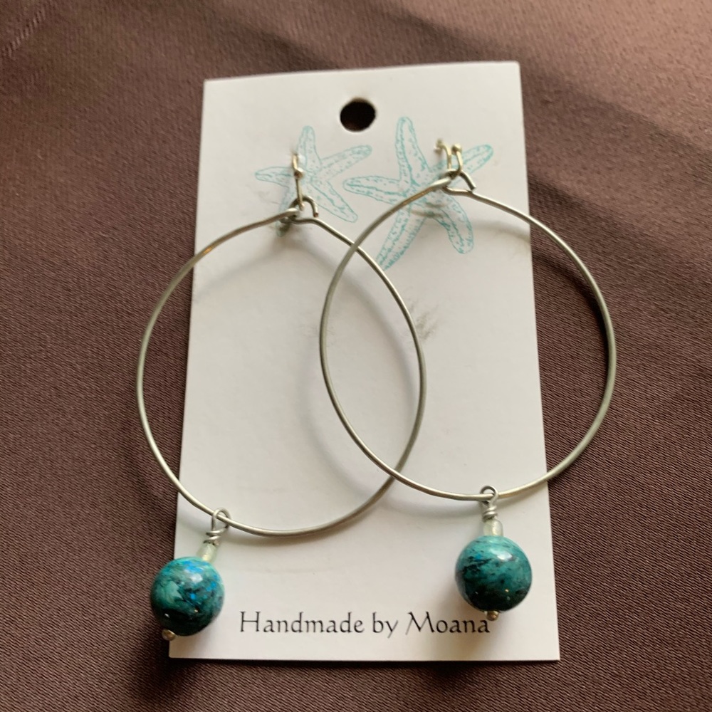 Handcrafted earrings, one of a kind